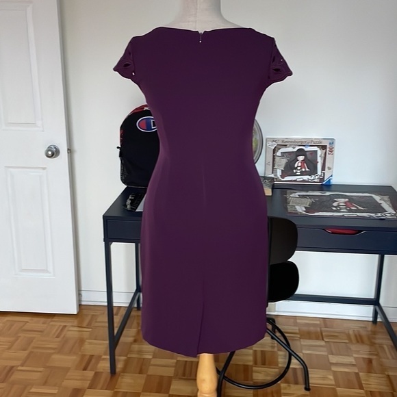 Adrianna Papell burgundy dress - Picture 6 of 13
